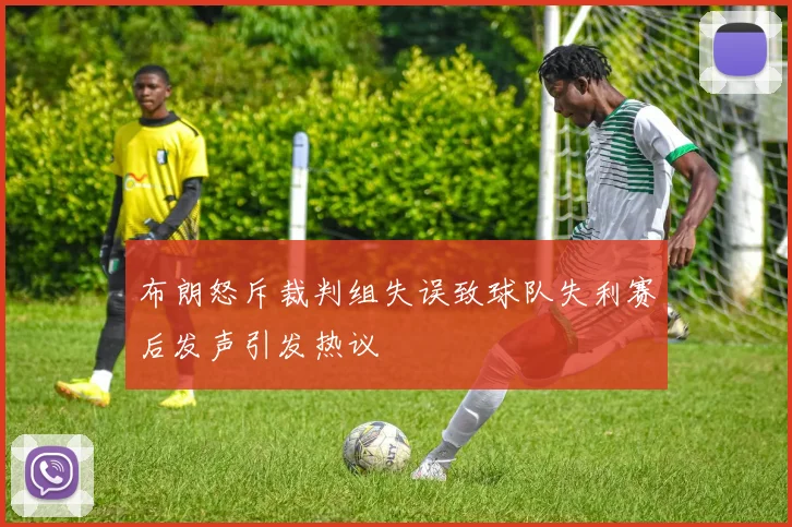 布朗怒斥裁判组失误致球队失利赛后发声引发热议
